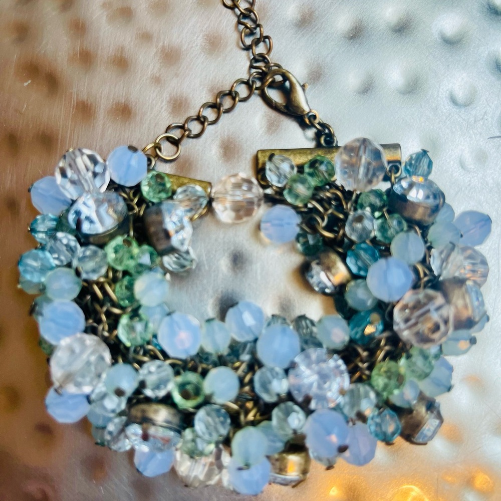 Guess by Marciano Blue and Green Vintage-Inspired Bracelet